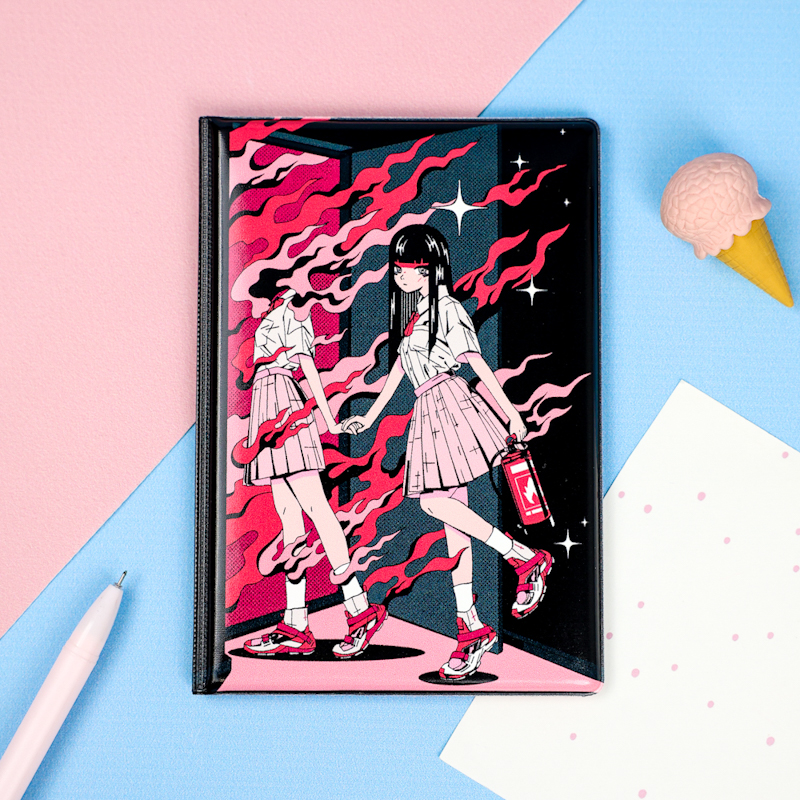 Обложка на паспорт "Anime girl" STORIZ