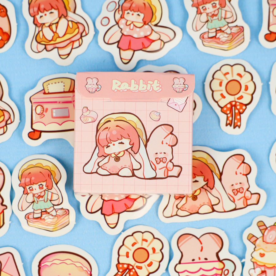 Набор наклеек "Rabbit", 46 шт.