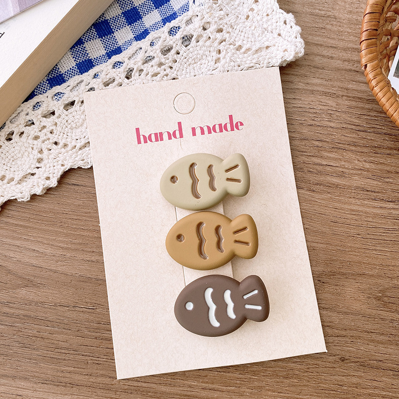 Набор заколок для волос "Рыбки" №1, 3 шт.