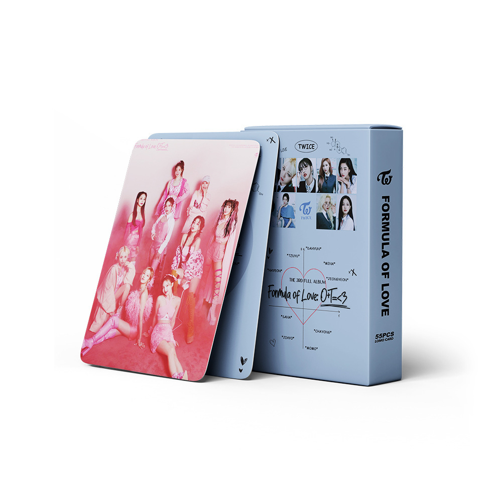 Набор картонных карточек "Twice" №1, 55шт.