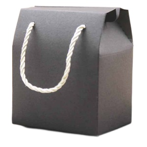 Подарочная коробка "Pastel" черный 10.5*8.9*6.7см