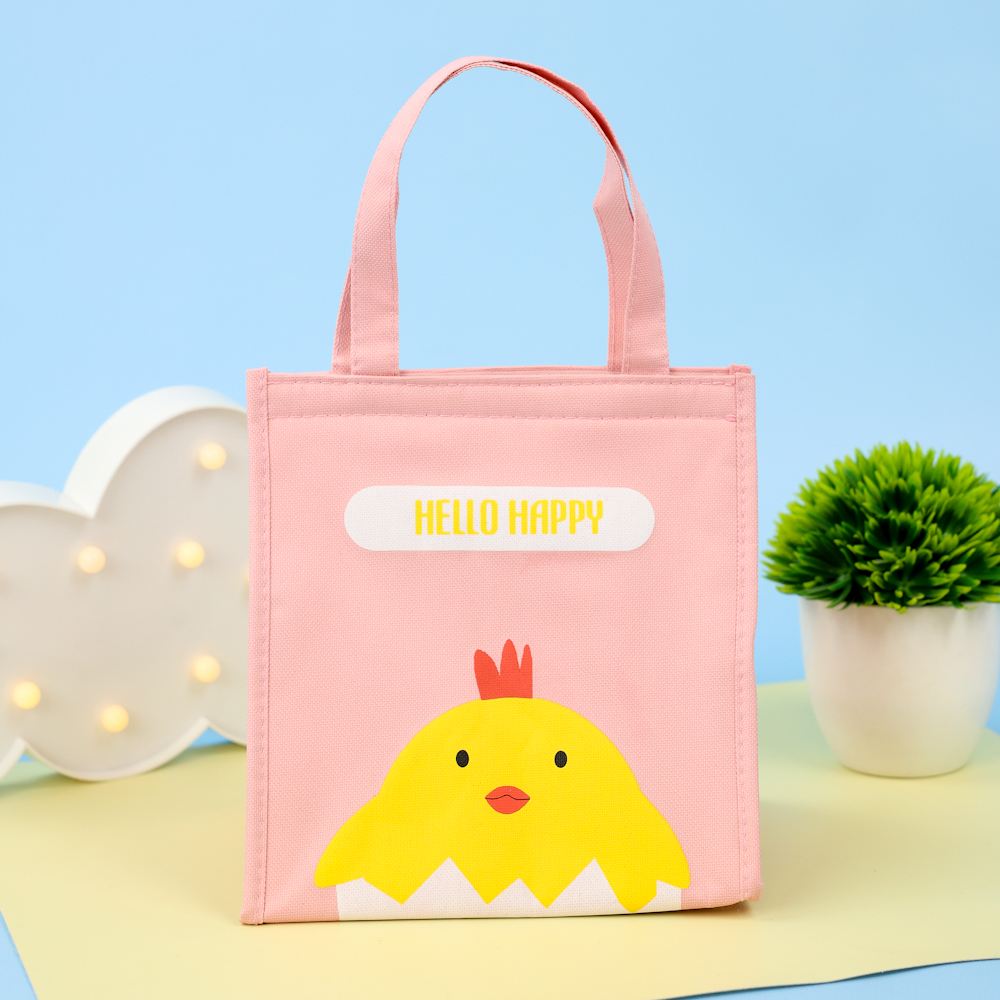 Термосумка "Hello Happy" розовый