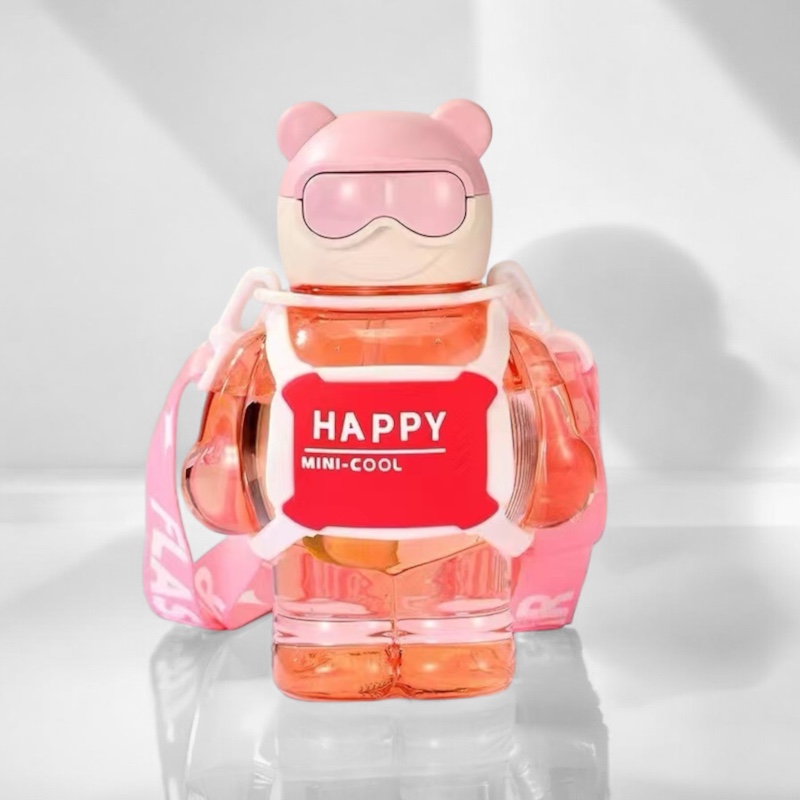 Бутылочка "Cool bear" розовый, 800мл