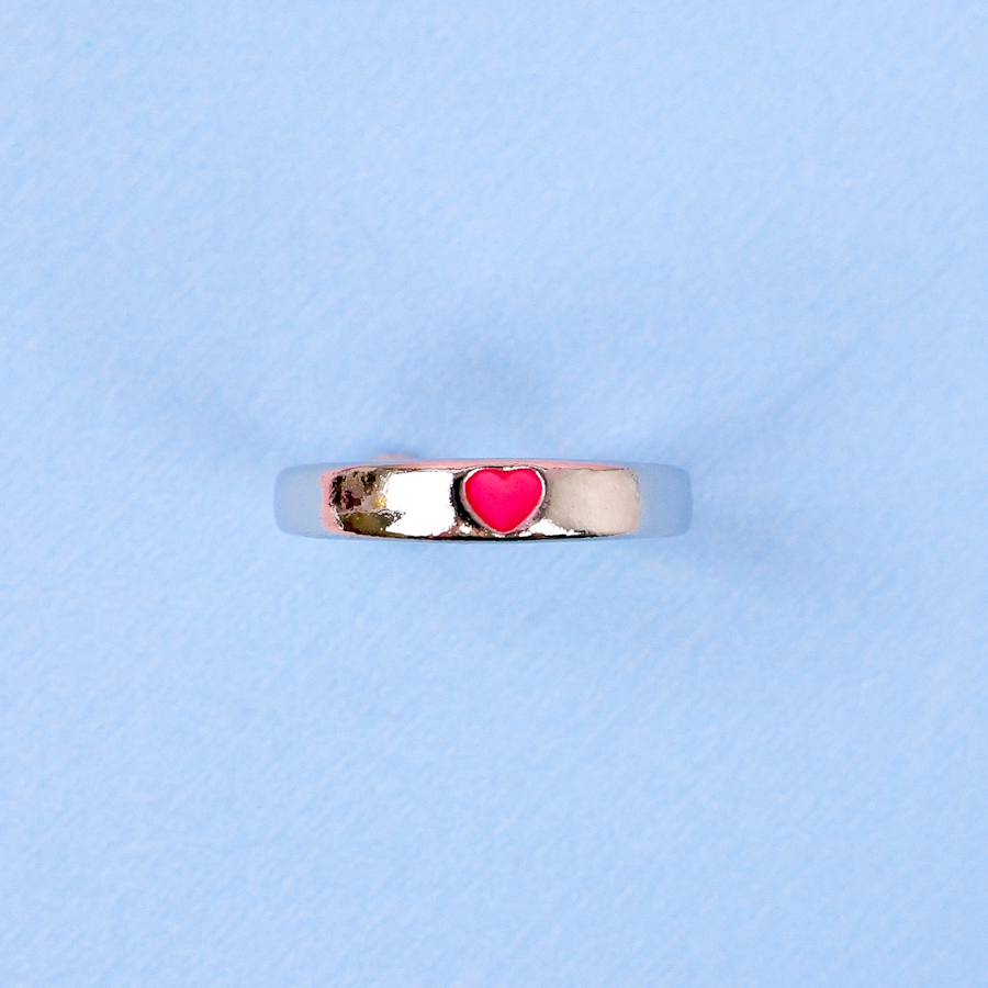 Кольцо "Heart", розовый
