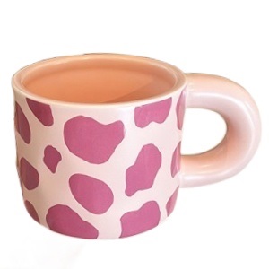 Кружка "Принт" Розовый леопард, 400мл оптом со склада!