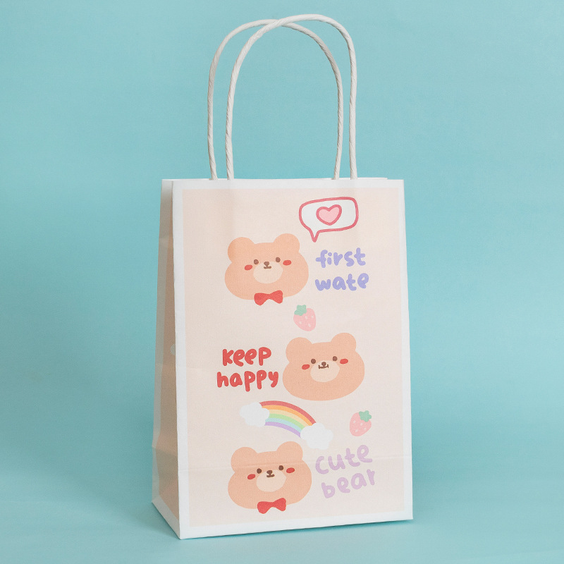 Подарочный пакет "Little Bears" 27x21x11 см