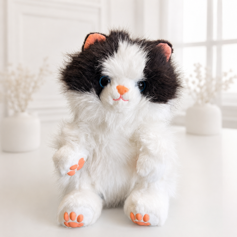 Мягкая игрушка "Ragdoll kitty" 25см, черный, 1шт