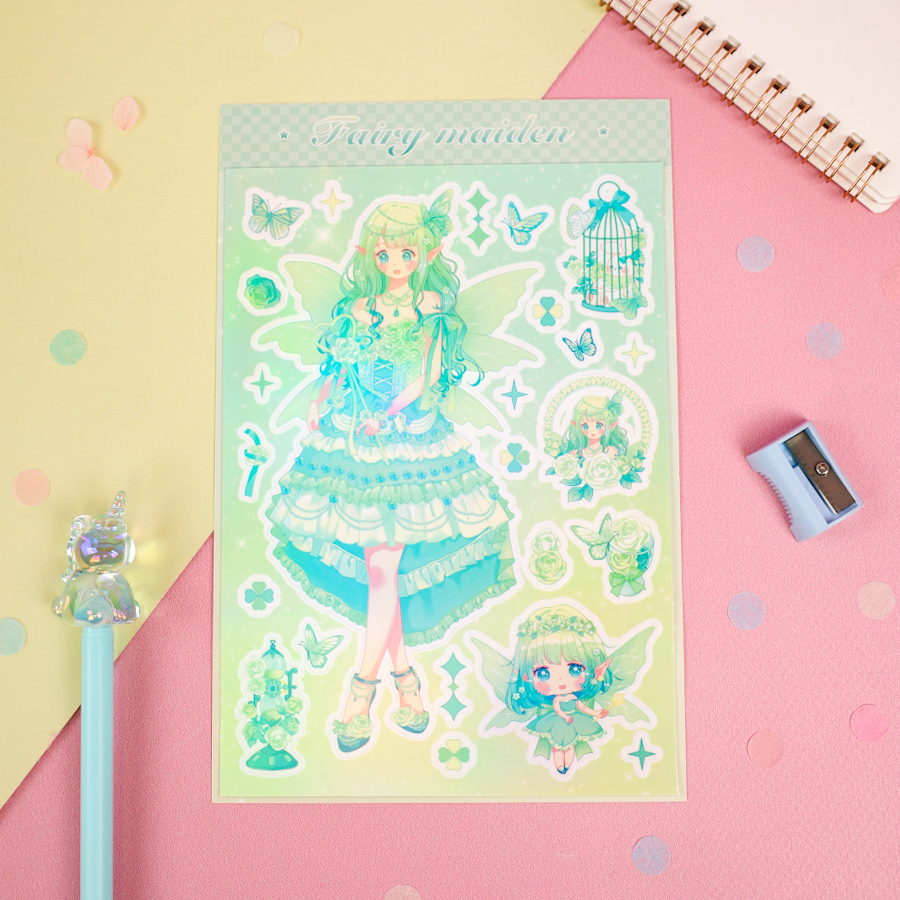 Набор наклеек "Fairy Girl" 