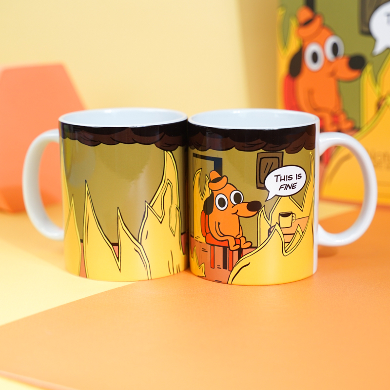 Кружка "This is fine" 300 мл