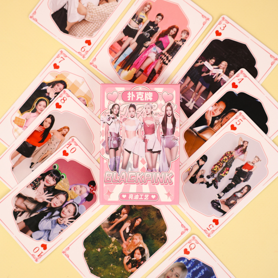 Игральные карты "Black Pink" (№4)