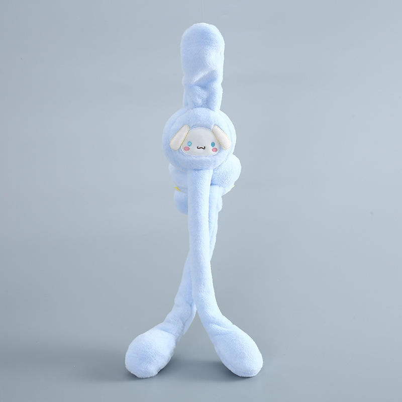 Меховые наушники "Cinnamon" двигающиеся ушки