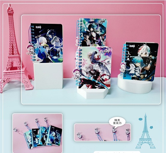 Набор блокнотов на кольцах "Genshin Impact" A7, 16шт