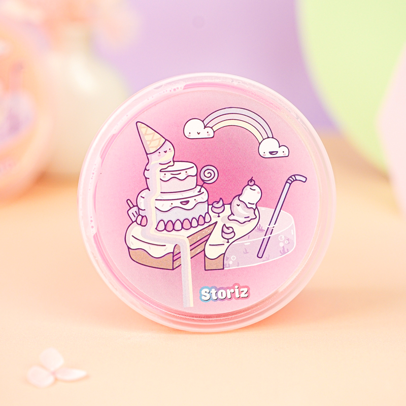 Слайм "Sugar Party", серия Butter (розовый), 150гр. STORIZ