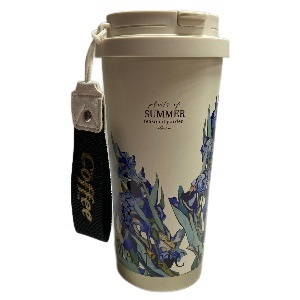 Термос-кружка "Summer" Iris, с трубочкой, 500мл