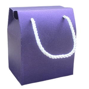 Подарочная коробка "Pastel" фиолетовый 10.5*8.9*6.7см