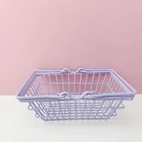 Корзинка 18,5х14х9 см, сине-фиолетовый оптом