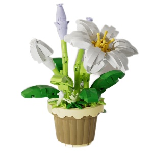 Конструктор "Цветы в горшке" лилия №7219 (260 деталей)