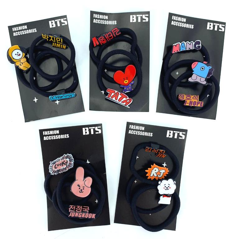 Набор резинок для волос "BT21"