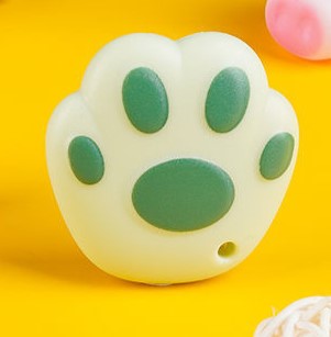 Канцелярский нож "Лапка" зеленый