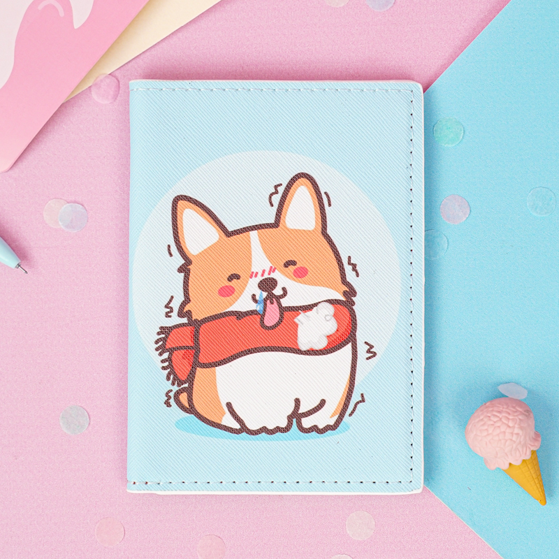 Обложка на паспорт "Corgi" №4