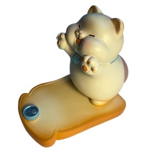 Подставка для телефона "Cute animals" Сиамский котик, с антистрессом