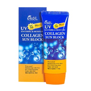 Крем для лица солнцезащитный "Ekel" с коллагеном, 70мл