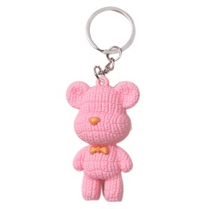 Брелок "Bearbrick" №1, розовый