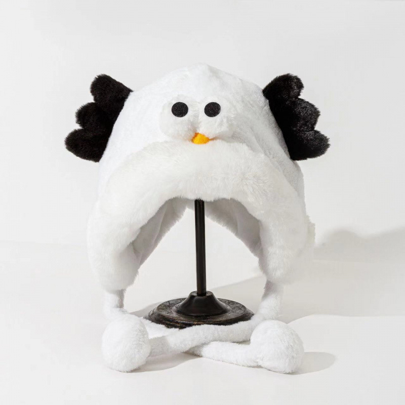 Шапка "Птичка" белый