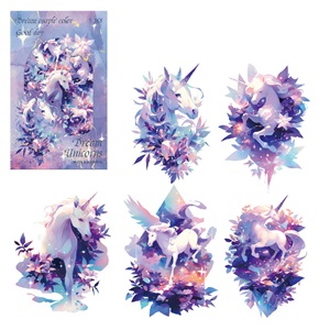 Набор наклеек "Dream Unicorns" фиолетовый (5шт.)