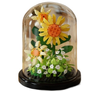 Конструктор "Цветы под куполом"подсолнух №7232(310 деталей)