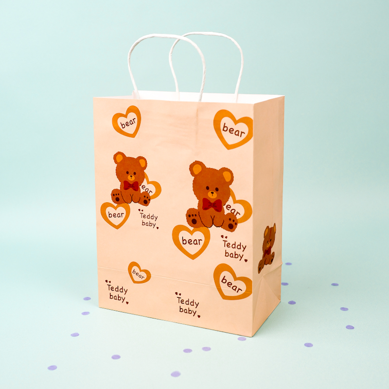 Подарочный пакет "Bear Baby", 27x21x11 см