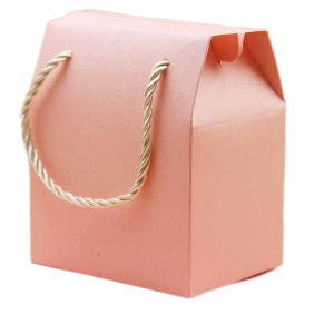 Подарочная коробка "Pastel" светло-розовый 10.5*8.9*6.7см