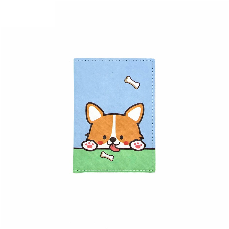 Обложка на паспорт "Cute Corgi"
