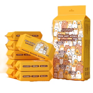 Набор влажных салфеток Mini "Super animals" (8уп. по 8шт.)