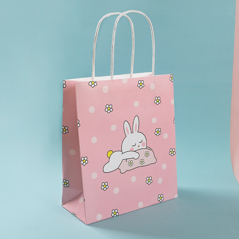 Подарочный пакет "Good Luck Bunny" 21x18x8 см