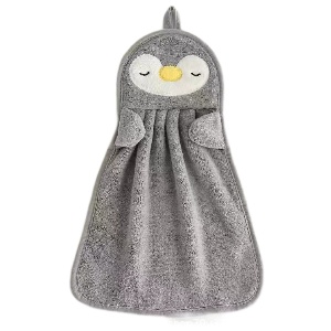 Изделие декоративное трикотажное "Animal" пингвин, серый
