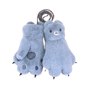 Перчатки "Мишка с Лапкой" серый (р.1 бол)