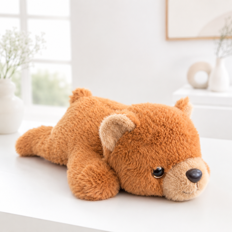 Мягкая игрушка "Cozy bear" 30см, коричневый, 1шт