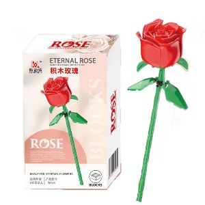 Конструктор "Eternal rose" красный №260-8 (240 деталей)