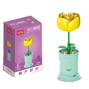 Конструктор "Florist" роза в горшочке №8814-10 (34 детали)