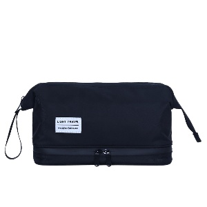 Косметичка мужская "Light travel", черный оптом со склада в Москве