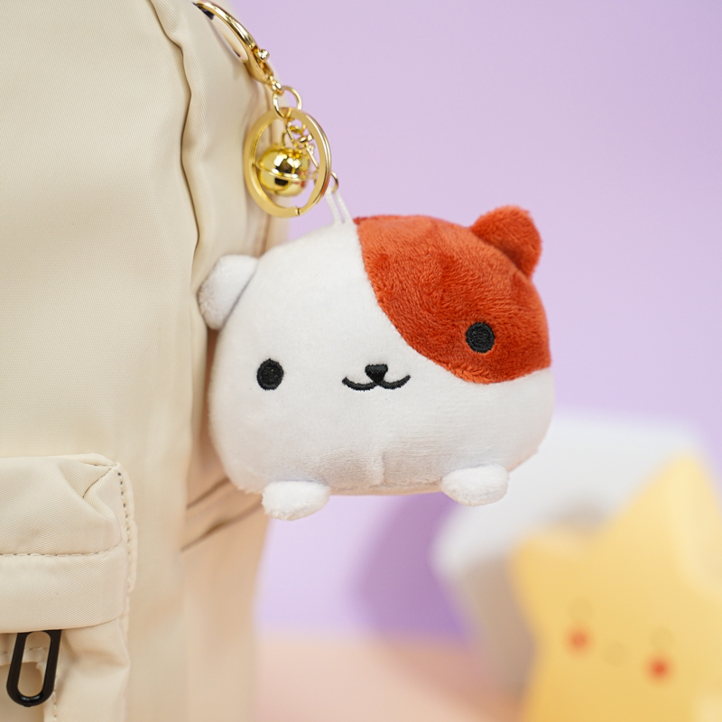 Мягкий брелок "Cats" коричневый, 10см