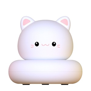 Ночник "Котенок" №1, белый