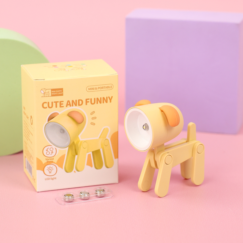 Мини-лампа "Puppy" желтый