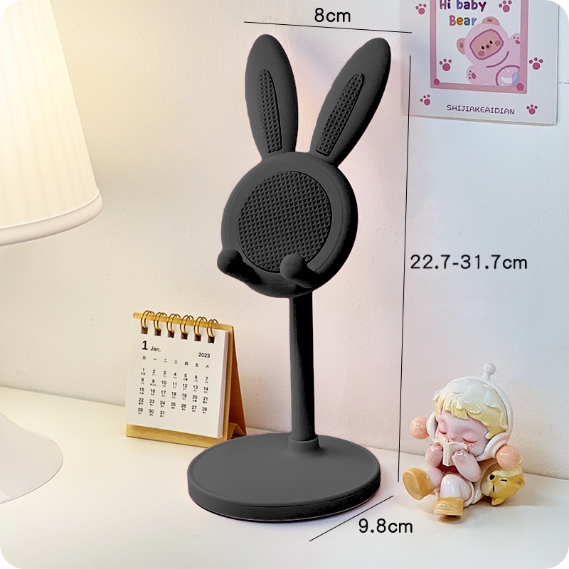 Подставка для телефона "Зайка" черный