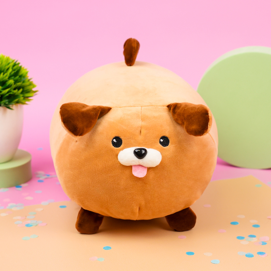 Мягкая игрушка "Собачка Гав" коричневый, 28 см