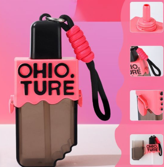 Бутылочка "OhioTure" черный, 450мл