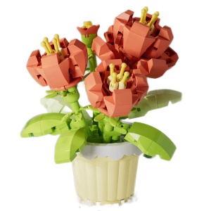 Конструктор "Цветы в горшке" пион №7226 (279 деталей)