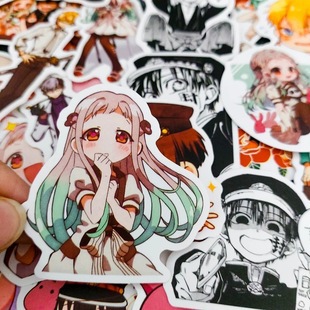 Наклейки для стикер бомбинга "Туалетный мальчик Ханако-кун" (50 шт.)