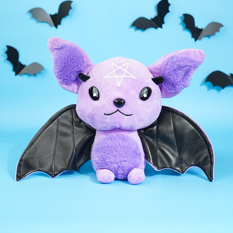 Мягкая игрушка "Bat" фиолетовый, 30см